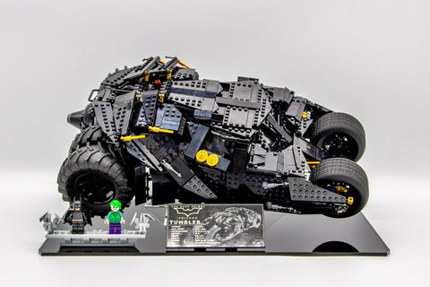 Acrylic display stand for LEGO® DC Batman™ Batmobile™ Tumbler- Display –  Game Face Photography and Printing